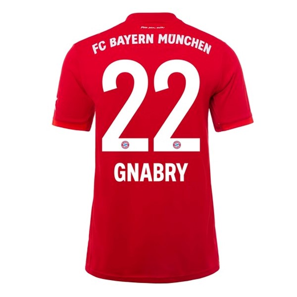 Camiseta Bayern Munich NO.22 Gnabry 2ª 2019/20 Blanco